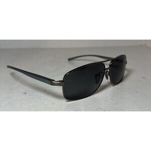SUNGAIT Sunglasses Aviator Polarized 2458 Men's Black Gray Lens Lightweight